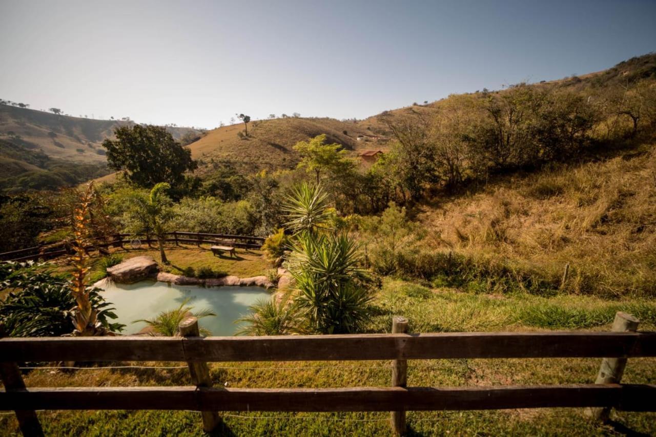Casa De Campo Com Piscina Cascata Artificial Sao Lourenco  Esterno foto